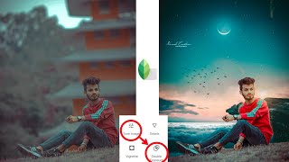 Snapseed New Creative Background Change Photo Editing Tricks  New Snapseed Photo Editing 2024 [upl. by Estas]