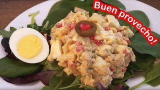 ENSALADA de ATUN con HUEVO sin papa receta Baja en Carbohidratos ✅ proteína KETO [upl. by Eirac]