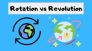 Difference between rotation and revolution [upl. by Ailemrac739]