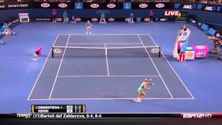 2010 AO R2 Henin Dementieva Highlights [upl. by Fairman]