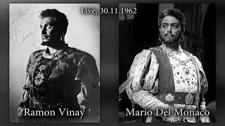 MDel Monaco amp RVinay  Si pel ciel marmoreo giuro Otello live 1962 [upl. by Tongue]