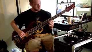 Nile  Sacrifice Unto Sebek Bass Cover [upl. by Elleraj]