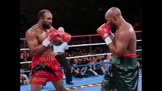 MICHAEL MOORER vs EVANDER HOLYFIELD  1 [upl. by Selyn]