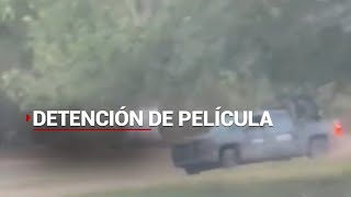 ¡DE PELÍCULA  Ejército Mexicano inicia persecución y detención de película en Culiacán Sinaloa [upl. by Mure]