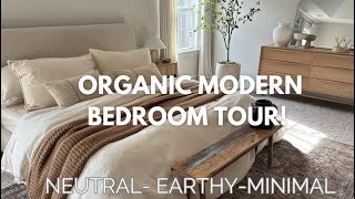 Organic Modern Bedroom Room Tour [upl. by Ahsitahs]