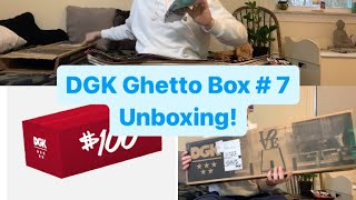 DGK Ghetto Box 7 Unboxing Video [upl. by Dlonra281]