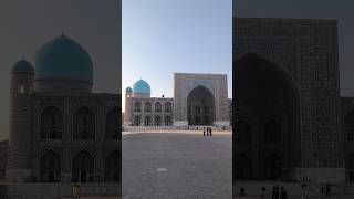 Registan is the pearl of the ancient city of Samarkand uzbekistansamarkandregistanhistoryworld [upl. by Diley]