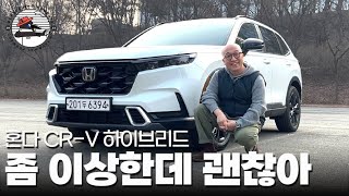 혼다 CRV 하이브리드 인테리어 구식이고 뒷모습은 볼보 닮았는데 반했다 [upl. by So]