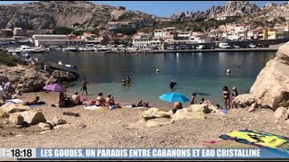 Marseille  les Goudes un paradis entre cabanons et eau cristalline [upl. by Etteval]