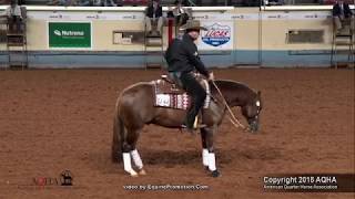 RUF LIL MAGNUM ridden by THIAGO BOECHAT 2018 AQHA World Show Sr Reining FINALS [upl. by Siegel494]