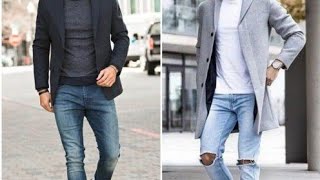 Blazer amp Jeans Winter Outfits for men ideas  Trending Winter Outfits inspo [upl. by Portwine]