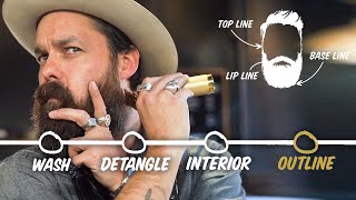 How to Trim Your Beard at Home 4 Step Tutorial  GQ [upl. by Wall]