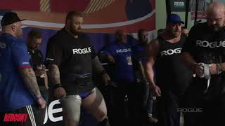 Hafthor Björnssons 501kg1104lbs World Record Deadlift Attempt  Arnold Classic 2019 [upl. by Casmey]