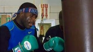 EXCLUSIVE ADRIEN BRONER Punching Heavy Bag  Awesome Speed amp Power [upl. by Anitsim]