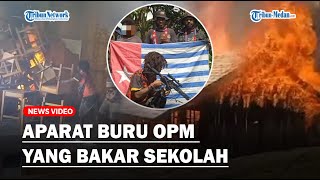 🔴OPM BERULAH LAGI Detikdetik OPM Bakar SMP di Papua Pegunungan Aparat Buru Para Pelaku [upl. by Adeline]