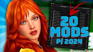 20 MODS PARA USAR EM 2024  The Sims 4  Mod Review [upl. by Maer]