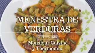 MENESTRA DE VERDURAS en Monsieur Cuisine Connect y Thermomix  Ingredientes entre dientes [upl. by Mossman]