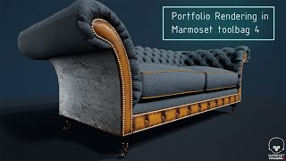 Marmoset toolbag 4 tutorial  Marmoset toolbag turntable  Portfolio tutorial  Project file free [upl. by Enilrem984]