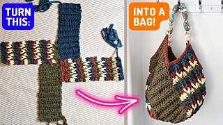 Crochet Bag  The quickest way to crochet a bag [upl. by Akirdnas722]