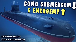 Como os submarinos submergem e emergem [upl. by Allmon870]