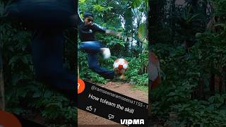 how to learn this skill freestyleskillsfootballpalakkadexplorepagesahalfreestyleskillsviral [upl. by Rem462]