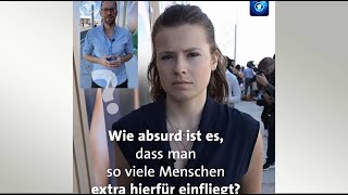 Drei Fragen an Luisa Neubauer tagesschau cop27 klimawandel [upl. by Lareine118]