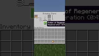 How To Brew Regeneration II Potions In Minecraft Shorts [upl. by Capone]