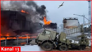 Belarusian air defence forces fail to shoot down drones attacking St Petersburg [upl. by Lletnahc861]