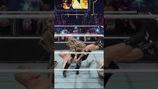 Trish Stratus KICKS Brock Lesnar wwe2k24 wwe2k24gameplay [upl. by Bret]