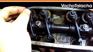 Ajuste de punterías o válvulas a vocho fuel injection o convertido a carburador  VochoTalacha [upl. by Oiretule]