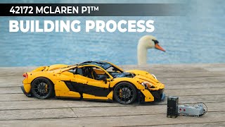 LEGO® Technic 42172 McLaren P1™ Motorized with BuWizz  Building Process 12 [upl. by Irbmac]