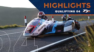 Qualifying 4 Highlights  2023 Isle of Man TT Races [upl. by Kurman]