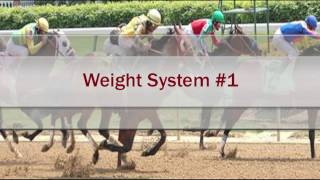 Free Horse Racing Handicapping System that Works  Weight System [upl. by Lanor]