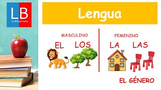 El Sustantivo GÉNERO masculino y femenino✔👩‍🏫PRIMARIA [upl. by Adnhoj]