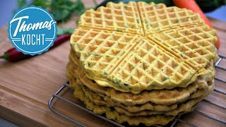 Herzhafte Waffeln ganz einfach  Thomas kocht [upl. by Adrienne]