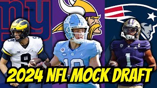 2024 NFL 2 ROUND Mock Draft Free Agency Edition [upl. by Hollie239]