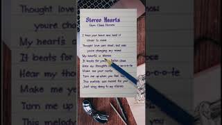 STEREO HEARTS SONG WITH LYRICS [upl. by Llerrac697]