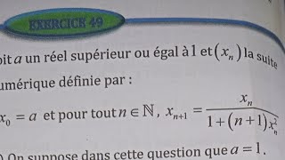 2 bac sm les suites numériques ex 49 page 106 Almoufid [upl. by Robins]