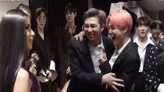 BTS Celebrity Interactions on Billboard 2019 [upl. by Mickelson]