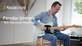 Fender Vintera 50s Telecaster Modified Demo  All Playing No Talking [upl. by Chuipek]