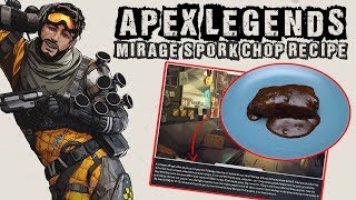 Apex Legends  Mirages Pork Chop Recipe is it edible [upl. by Elmira746]