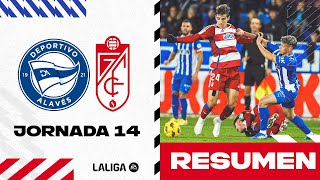 Deportivo Alavés 🆚 Granada CF 31  Resumen [upl. by Atnwahs]