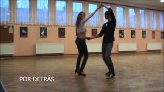 5 FIGURAS DE NIVEL BASICO BACHATA CLASS [upl. by Laubin]