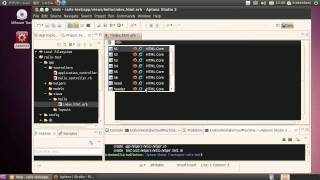 Ruby on Rails  Aptana Studio 3  Ubuntu [upl. by Tait]