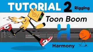 Tutorial Toon Boom Harmony  Parte 2  Rigging y Nodos en el Node View [upl. by Cavil99]