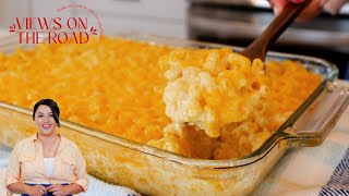 SUPER EASY CREAMY BAKED MAC N CHEESE RECIPE [upl. by Avehsile]