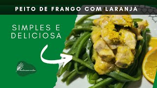 🍗 FRANGO COM MOLHO LARANJA amp Sobremesa [upl. by Yaja]