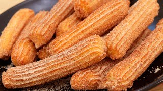 CHURROS ECONÔMICO COM SÓ 1 OVO  FICA SEQUINHO E SABOROSO MELHOR CHURROS DA VIDA DIKA DA NAKA [upl. by Wadesworth]