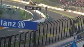 【感動！！】F1 鈴鹿 2012 小林可夢偉３位表彰台！ゴールシーン！  Kamui Kobayashi [upl. by Hayashi]