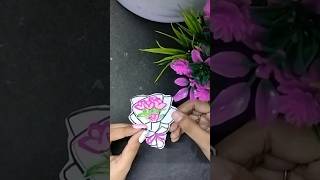 Diy flower bookey craft 5mintcraft artandcraft toniartandcraft flowerbookey [upl. by Knorring]